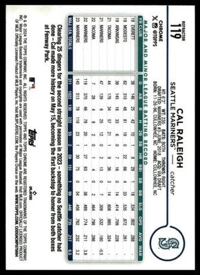 2024 Topps Chrome #119 Cal Raleigh