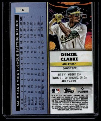 2025 Topps Chrome Cosmic #147 Denzel Clarke