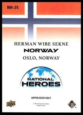 2026 Upper Deck #NH-25 Herman Wibe Sekne National Pride