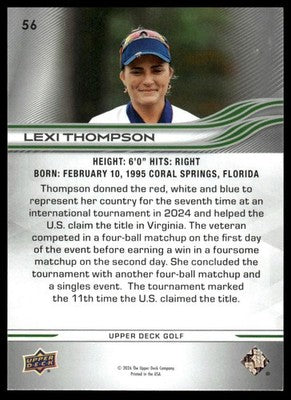 2026 Upper Deck #56 Lexi Thompson