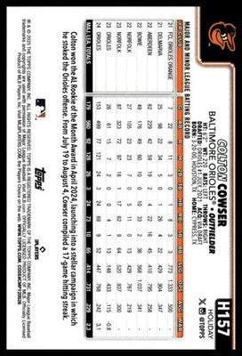 2025 Topps Baltimore Orioles #BAL-3 Colton Cowser