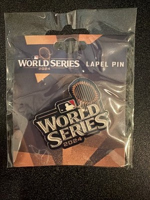 2024 World Series Logo Pin ALCS NLCS Los Angele Dodgers New York Yankees