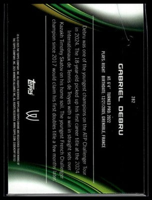 2025 Topps Chrome Sapphire Edition #282 Gabriel Debru