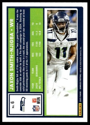 2025 Donruss #6 Jaxon Smith-Njigba