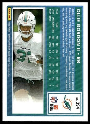 2025 Donruss #394 Ollie Gordon II