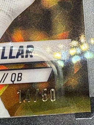 2024 Bowman University Chrome Sapphire Edition - Drew Allar #4 Gold /50 (RC)