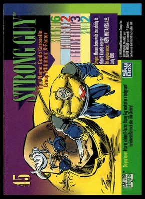 1993 SkyBox Marvel Universe #45 Strong Guy