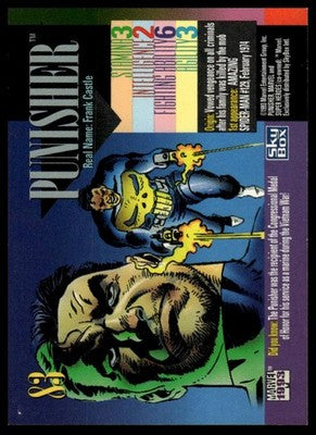 1993 SkyBox Marvel Universe #83 Punisher