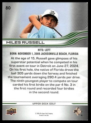 2026 Upper Deck #80 Miles Russell