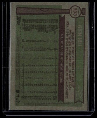 2025 Topps Heritage #593 Rich Hill Dark Blue Border