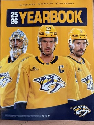 2025-2026 NHL Nashville Predators Official Yearbook