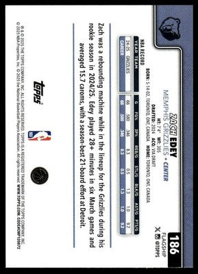 2025-26 Topps #186 Zach Edey