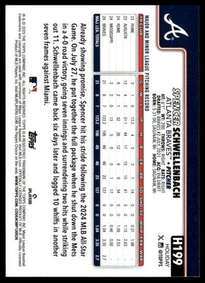 2025 Topps Holiday #H199 Spencer Schwellenbach