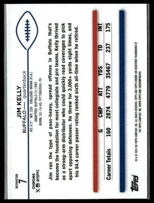 2024 Topps Chrome #7 Jim Kelly Refractor