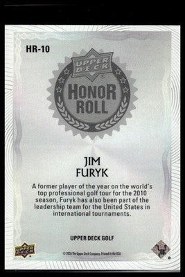 2026 Upper Deck #HR-10 Jim Furyk Honor Roll