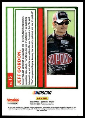 2025 Donruss #15 Jeff Gordon