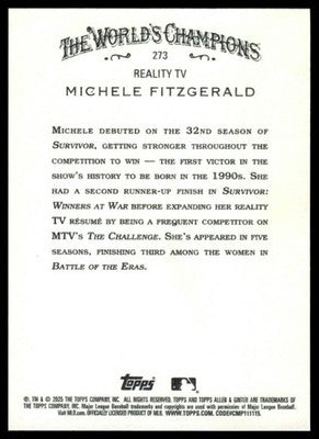 2025 Topps Allen & Ginter #273 Michele Fitzgerald