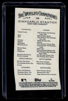 2025 Topps Allen & Ginter #248 Giancarlo Stanton Mini