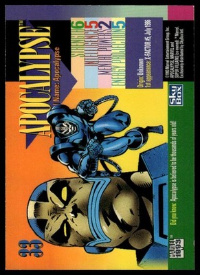 1993 SkyBox Marvel Universe #33 Apocalypse