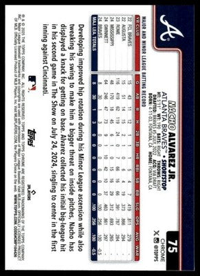 2025 Topps Chrome Logofractor Edition #75 Nacho Alvarez Jr.