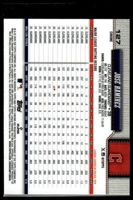 2026 Topps Chrome #127 José Ramírez