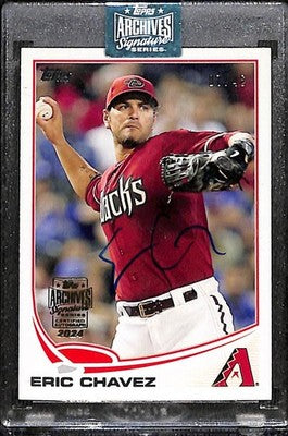 2024 Topps Archives Signature Series Retired Eric Chavez Auto /46