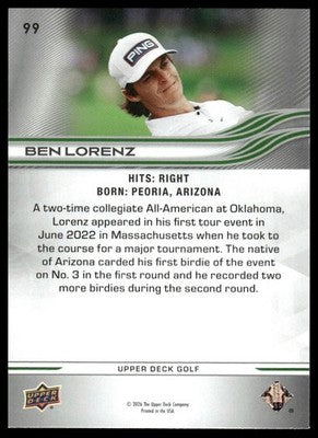 2026 Upper Deck #99 Ben Lorenz