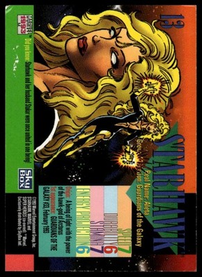 1993 SkyBox Marvel Universe #13 Starhawk