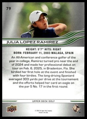 2026 Upper Deck #79 Julia Lopez Ramirez