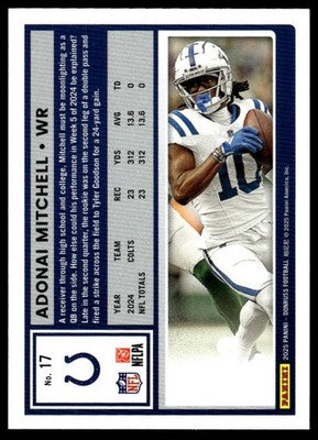2025 Donruss #17 Adonai Mitchell