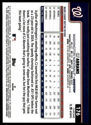 2025 Topps Chrome #176 CJ Abrams