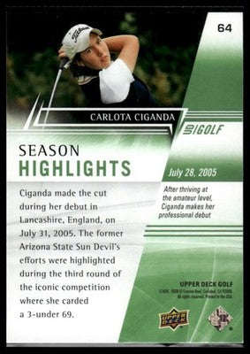 2024 Upper Deck #64 Carlota Ciganda