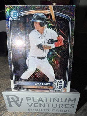 2025 Bowman Draft - Chrome Max Clark #BDC-48 Mojo Refractor (RC)
