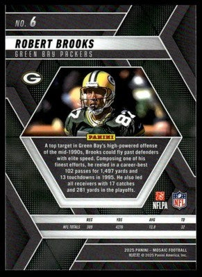 2025 Panini Mosaic #6 Robert Brooks