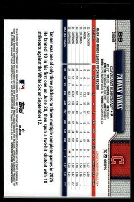 2026 Topps Chrome #89 Tanner Bibee