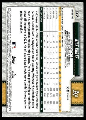 2026 Topps #97 Nick Kurtz