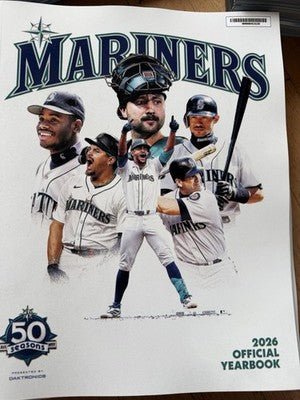 2026 Seattle Mariners Official Yearbook In Stock