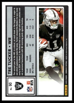 2025 Donruss #90 Tre Tucker