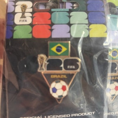 FIFA 2026 World Cup Logo Pin USA United States Brazil