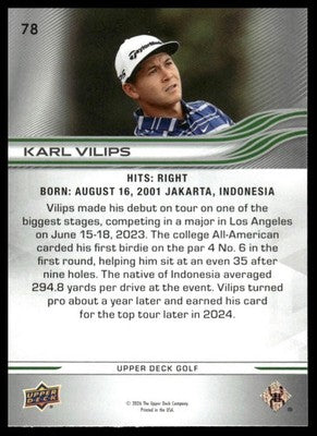 2026 Upper Deck #78 Karl Vilips