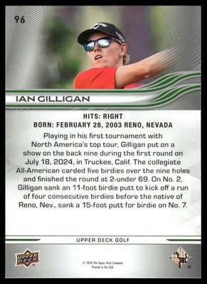 2026 Upper Deck #96 Ian Gilligan