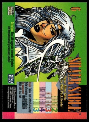 1993 SkyBox Marvel Universe #NNO Silver Sable Promos