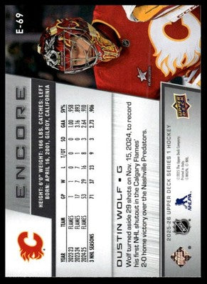 2025-26 Upper Deck #E-69 Dustin Wolf Encore