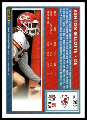 2025 Donruss #353 Ashton Gillotte