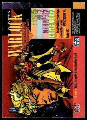 1993 SkyBox Marvel Universe #10 Warlock