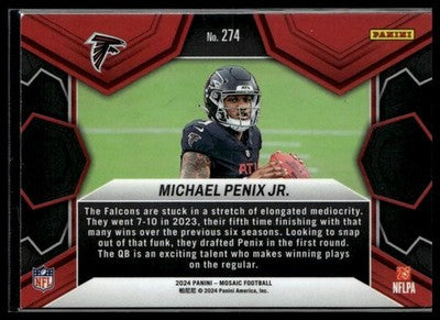 2024 Panini Mosaic #274 Michael Penix Jr.
