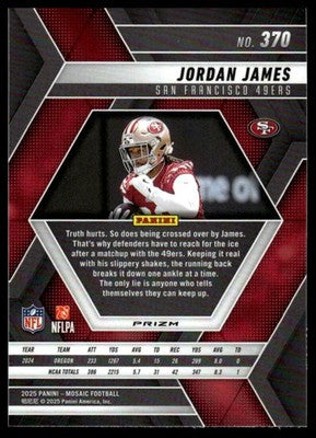 2025 Panini Mosaic #370 Jordan James