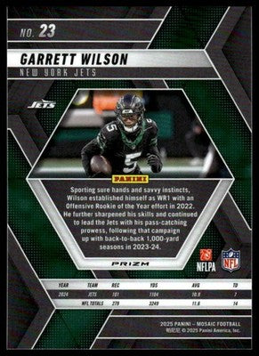 2025 Panini Mosaic #23 Garrett Wilson Mosaic