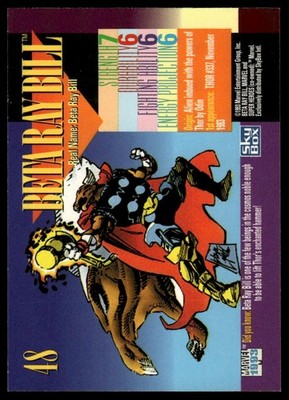 1993 SkyBox Marvel Universe #48 Beta Ray Bill