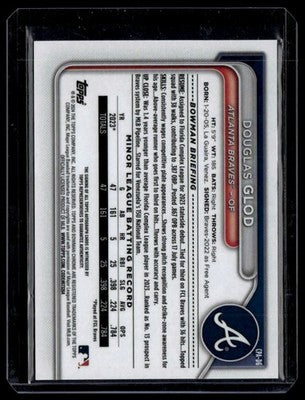 2024 Bowman #CPA-DG Douglas Glod Chrome Prospects Autographs